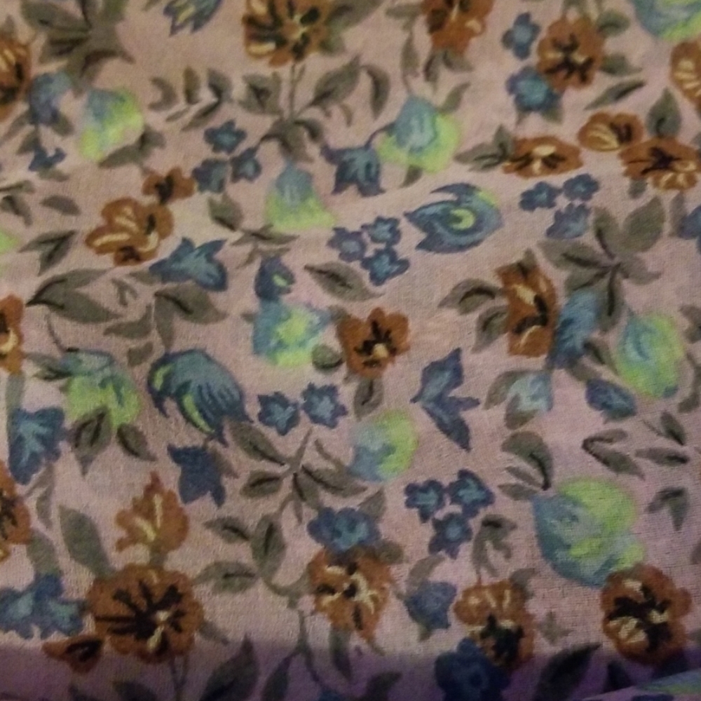 Floral Long Sleeve Deep Vneck Mini Dress Wild Fabl - Picture 4 of 4